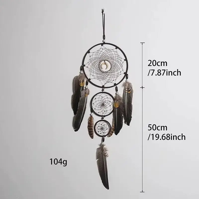 Feather Flow Dreamcatcher – Handwoven Calm Decor