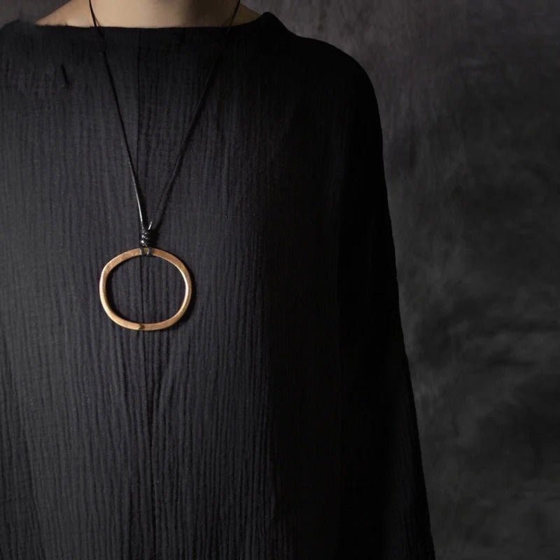 Enso - Handmade Pure Copper Necklace - OutletMystic