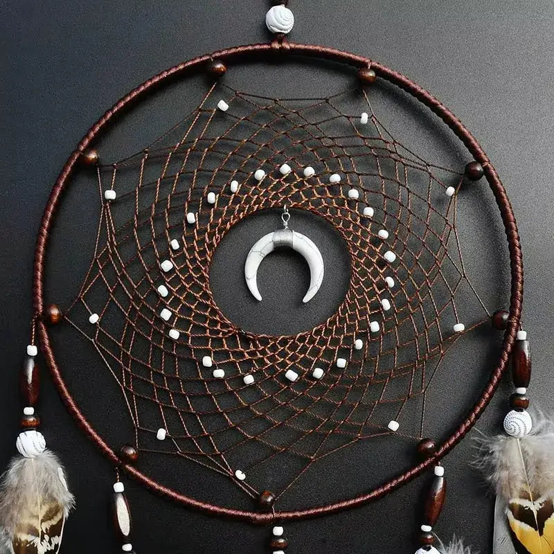 Feather Flow Dreamcatcher – Handwoven Calm Decor