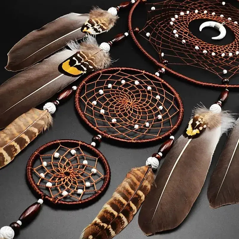 Feather Flow Dreamcatcher – Handwoven Calm Decor