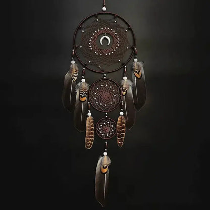 Feather Flow Dreamcatcher – Handwoven Calm Decor
