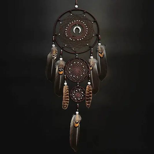 Feather Flow Dreamcatcher – Handwoven Calm Decor
