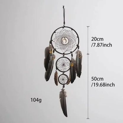 Feather Flow Dreamcatcher – Handwoven Calm Decor