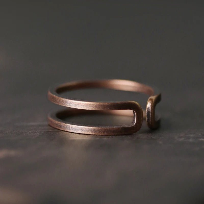 Jayant - Duo Copper Ring - OutletMystic