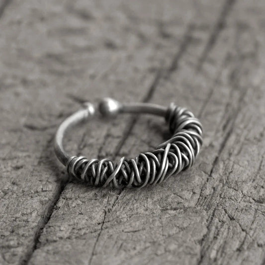 Nest - Handmade Silver Ring - OutletMystic